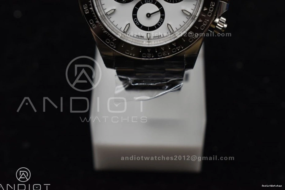 White Best BTF Steel DD Bracelet 904L Daytona 781 Edition SoftTouch SS 1:1 126500 Dial on 0708